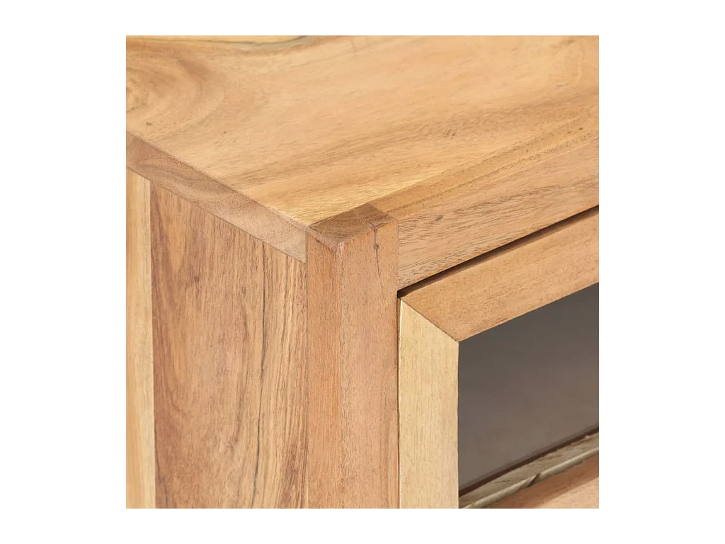 Table de chevet 40x30x50 Bois d'acacia massif 4