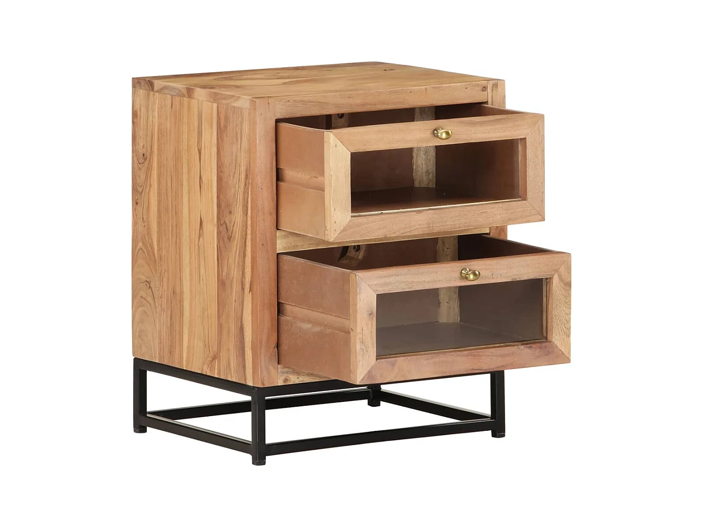 Table de chevet 40x30x50 Bois d'acacia massif 4