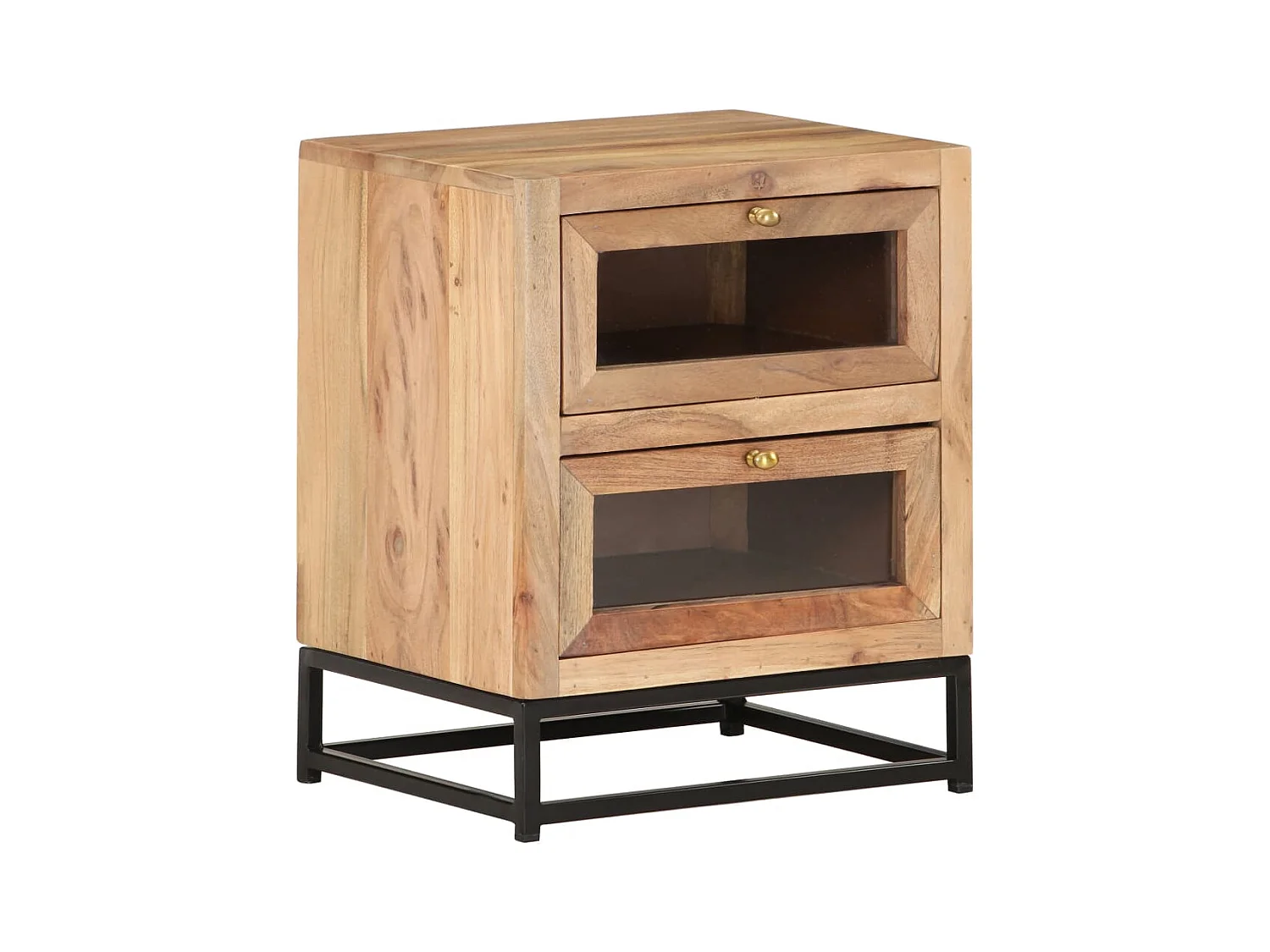 Table de chevet 40x30x50 Bois d'acacia massif 4