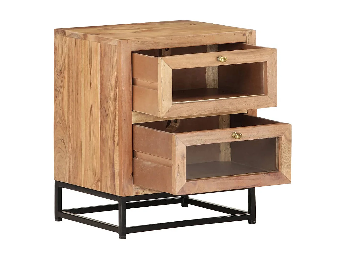 Table de chevet 40x30x50 Bois d'acacia massif 4