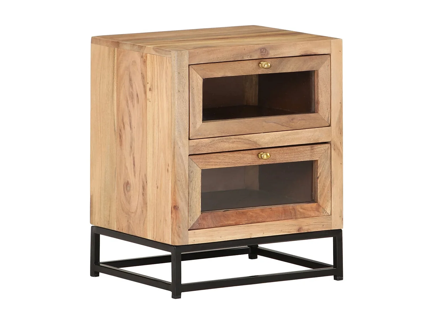 Table de chevet 40x30x50 Bois d'acacia massif 4