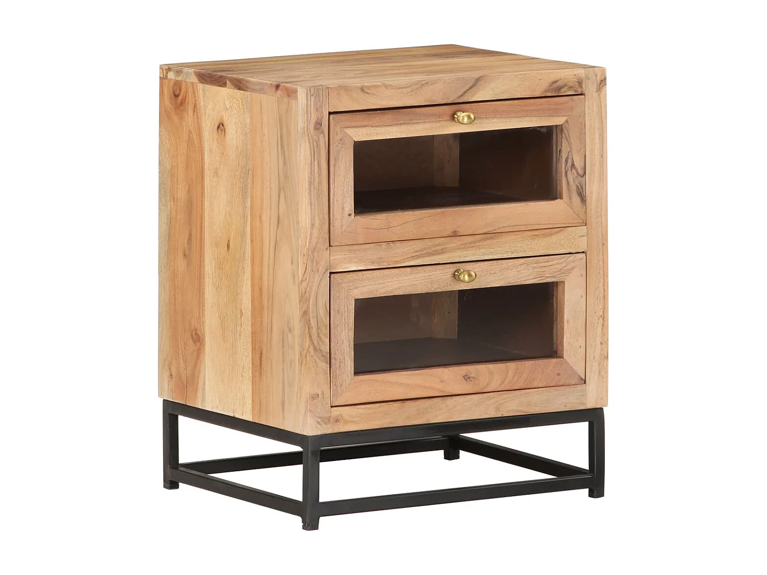 Table de chevet 40x30x50 Bois d'acacia massif 4