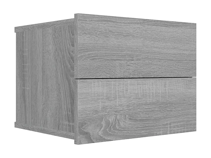 Table de chevet murale Sonoma gris 40x30x30 Bois d'ingénierie