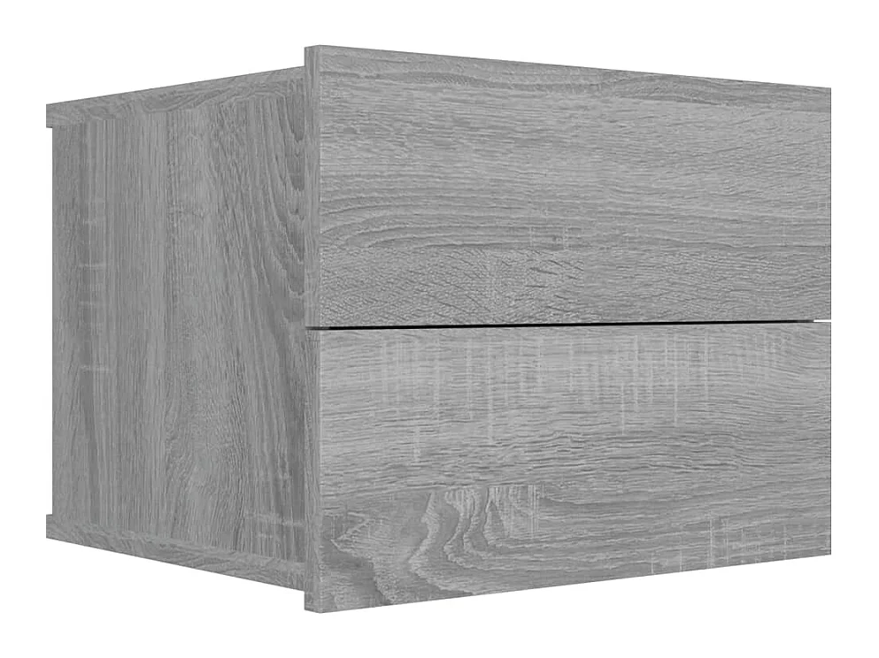 Table de chevet murale Sonoma gris 40x30x30 Bois d'ingénierie