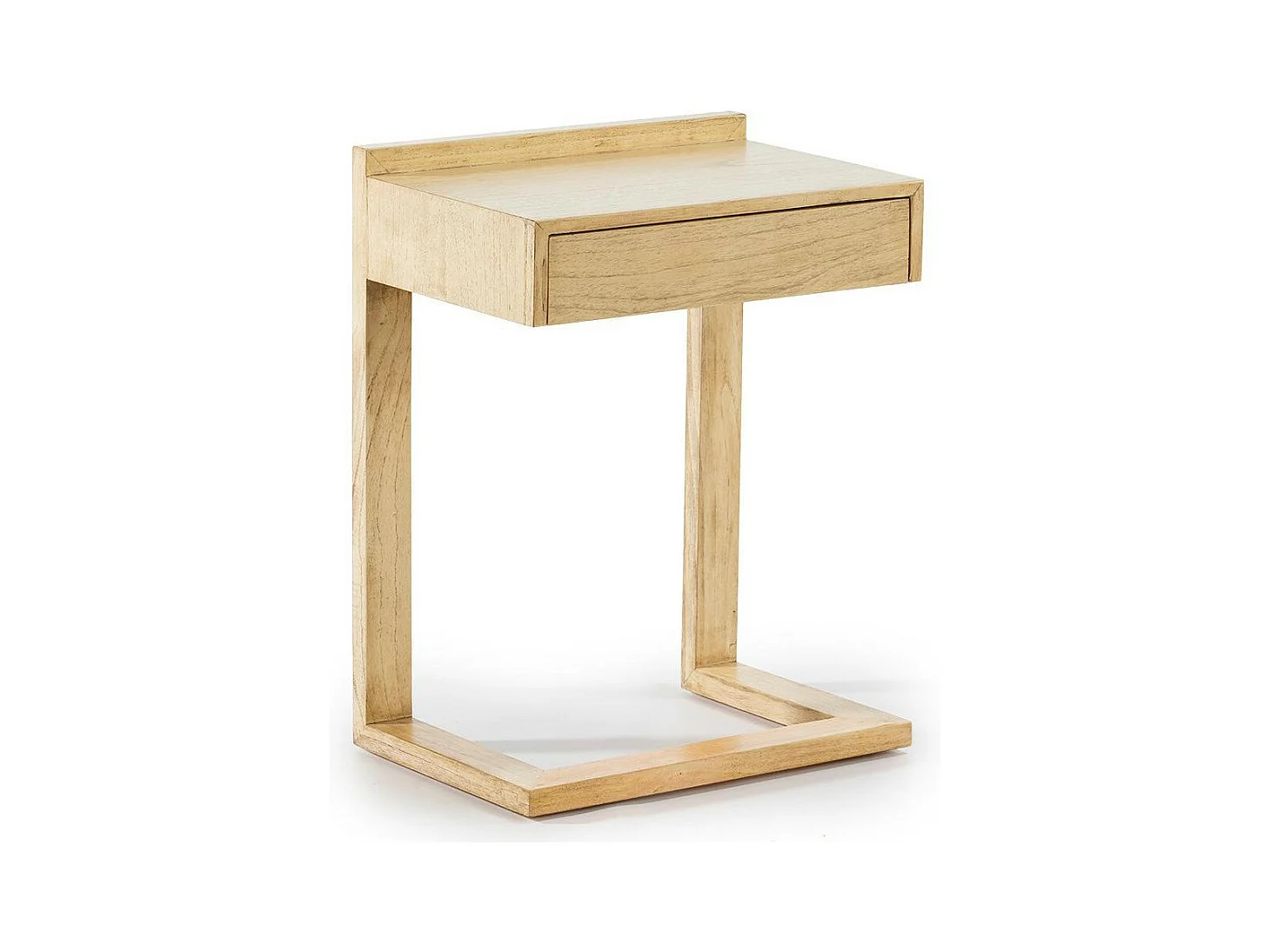 Table de chevet 1 tiroir bois massif cérusé Anie