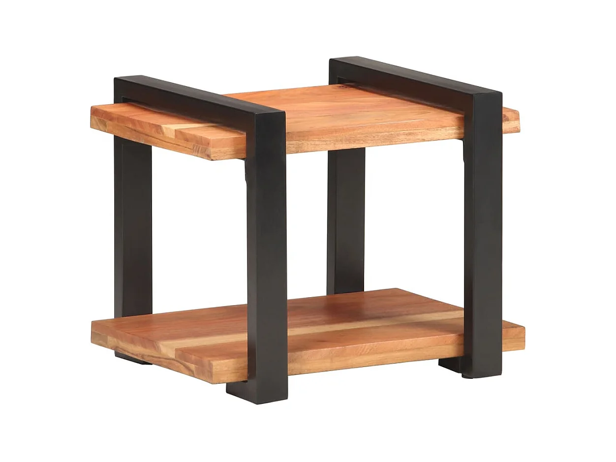 Table de chevet 50x40x40 Bois d'acacia massif