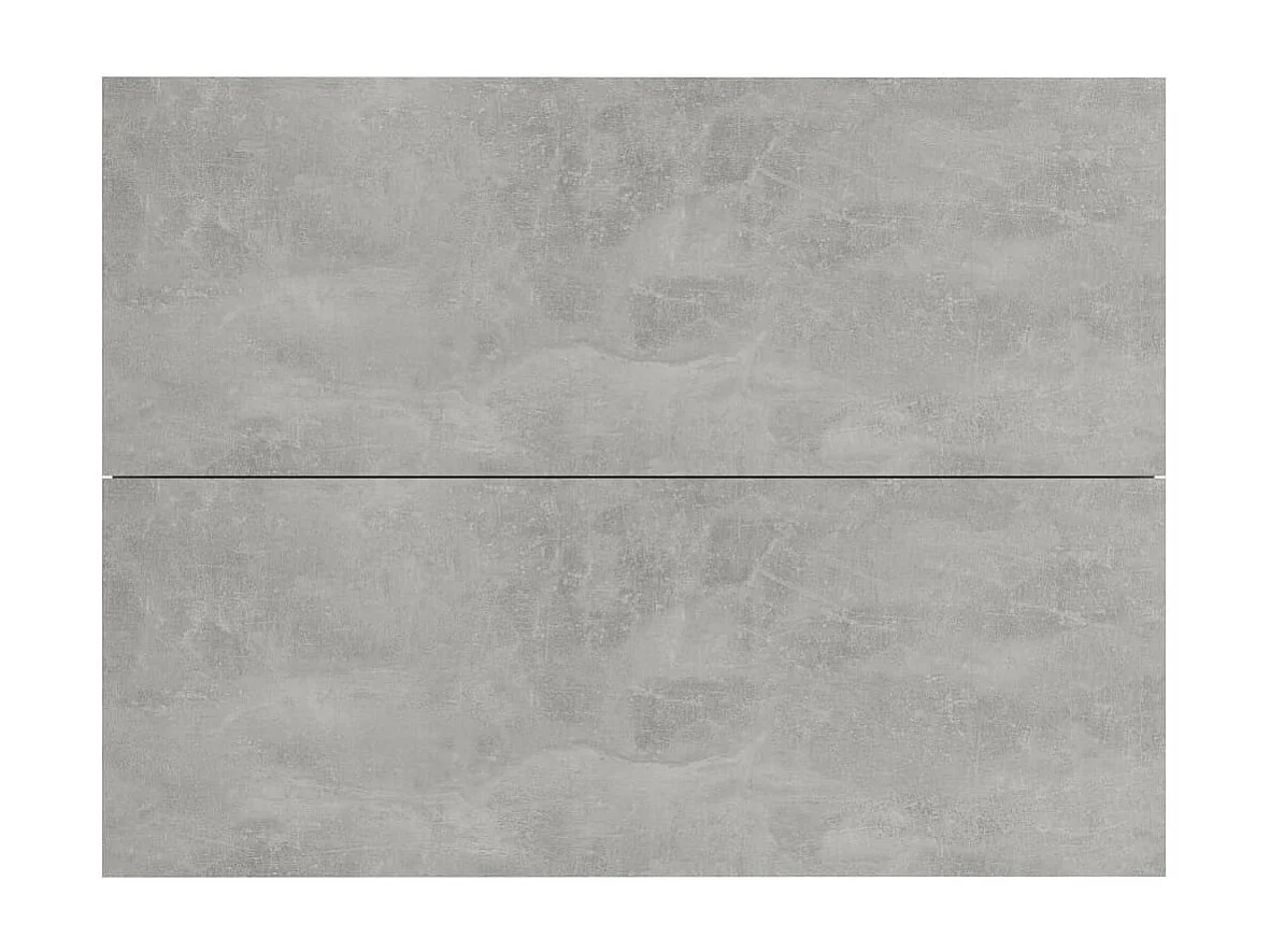 Tables de chevet 2 pcs Gris béton 40 x 30x30