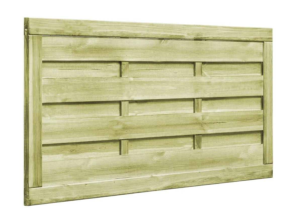 Portillons 2 pcs Bois de pin imprégné 150x75 Vert