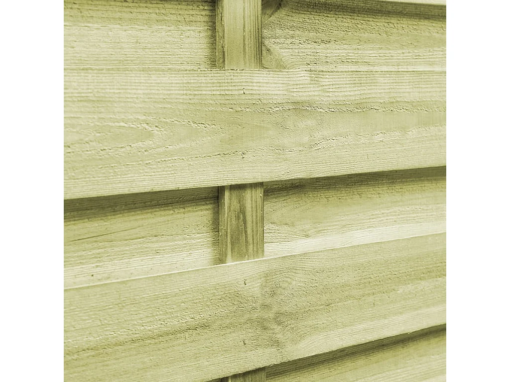 Portillons 2 pcs Bois de pin imprégné 150x75 Vert