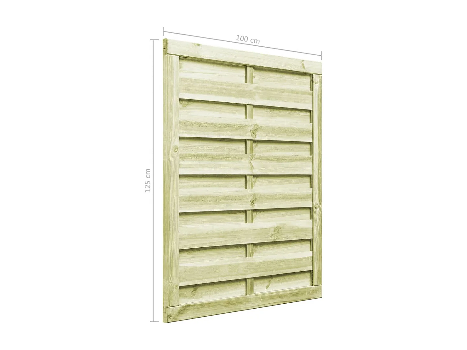 Portillon Bois de pin imprégné 100x125 Vert