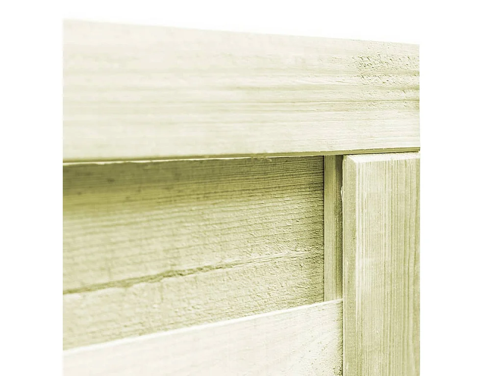 Portillon Bois de pin imprégné 100x125 Vert