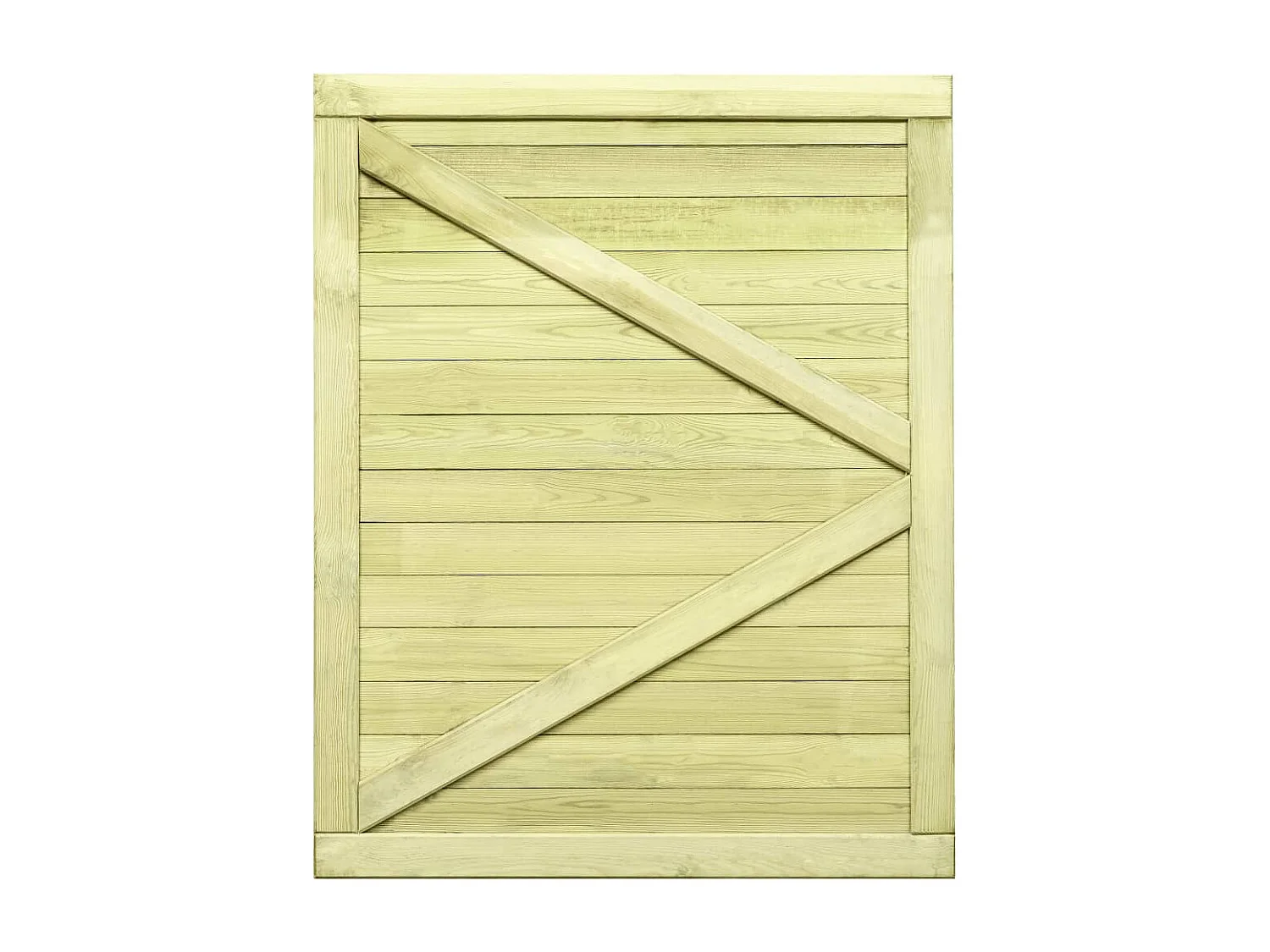 Portail de jardin Bois de pin imprégné 125x100