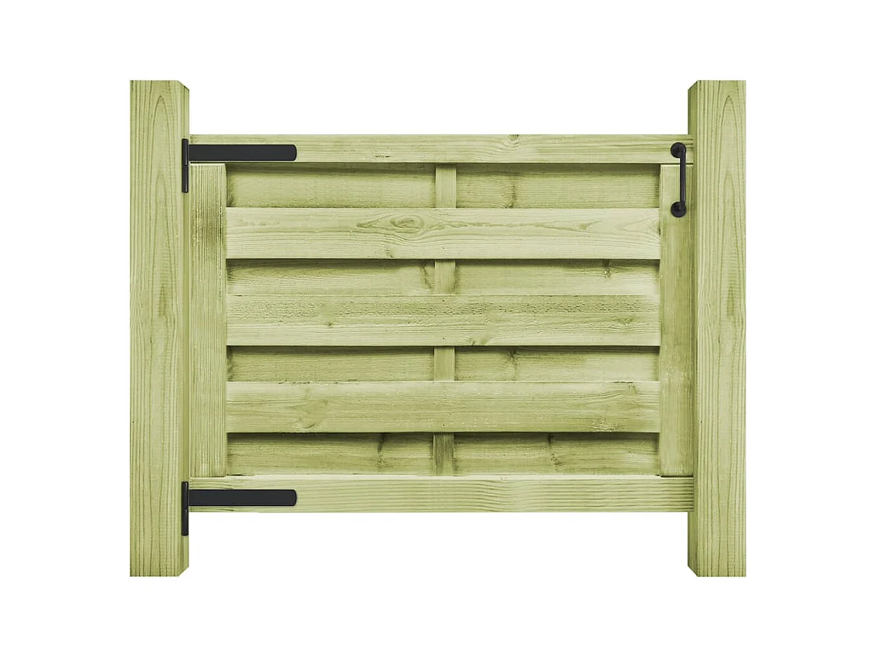 Portillon Bois de pin imprégné 100x75 Vert