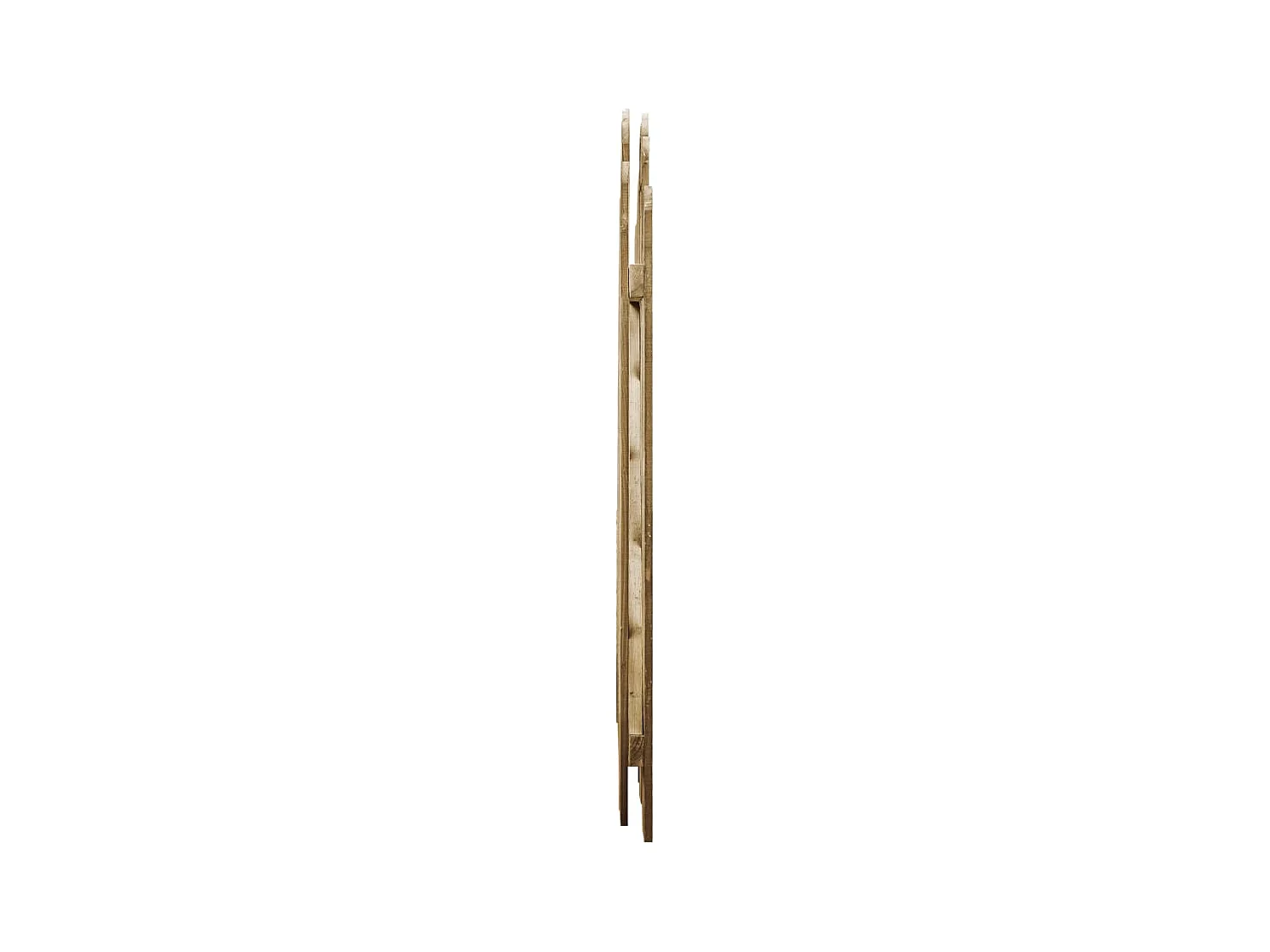 Portail de jardin Bois de pin imprégné 100x100