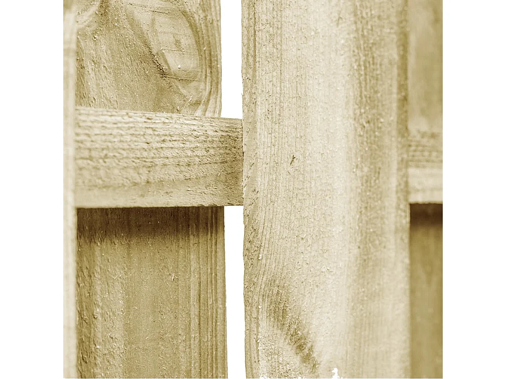 Portail de jardin Bois de pin imprégné 100x75