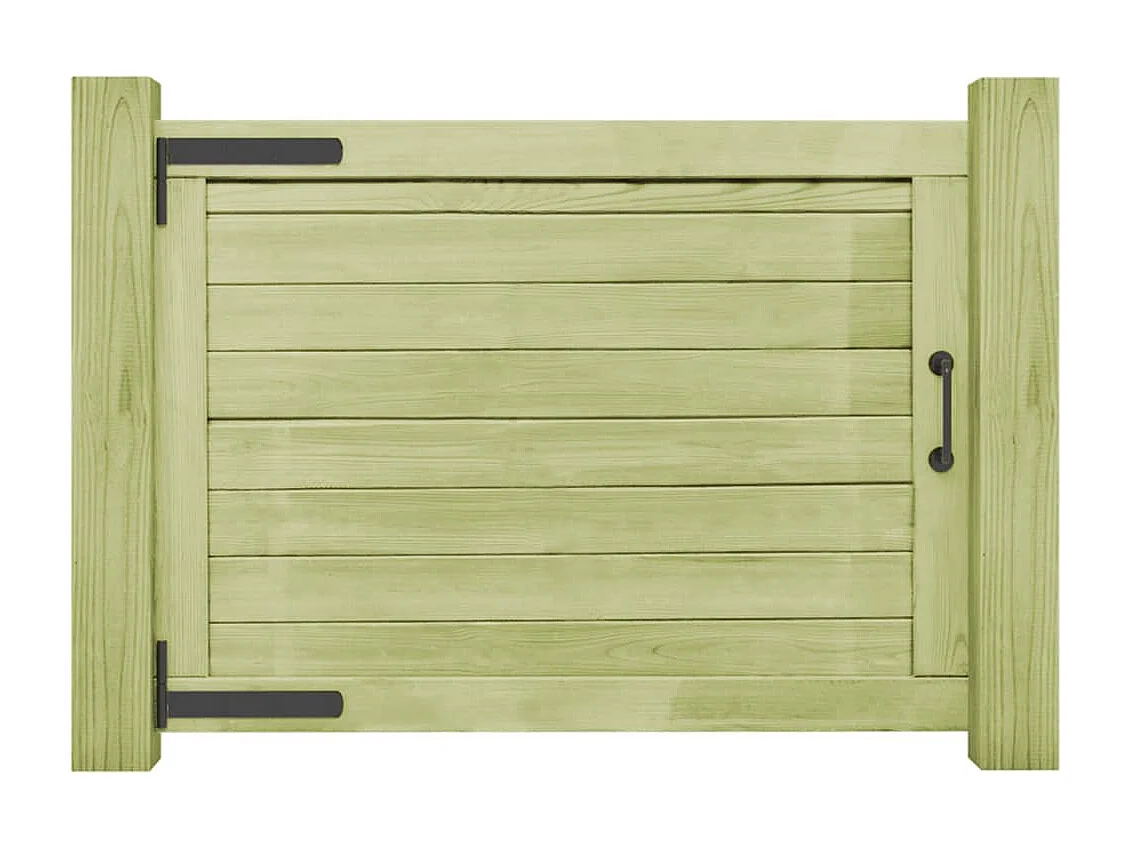 Portail de jardin Bois de pin imprégné 75x100