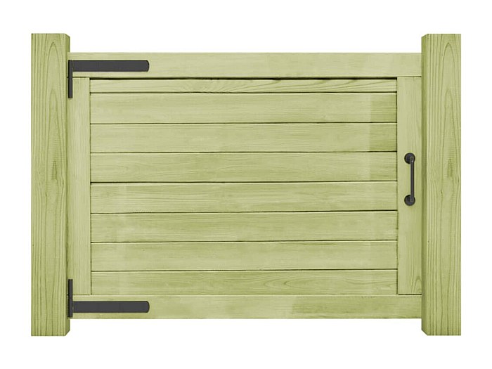 Portail de jardin Bois de pin imprégné 75x100