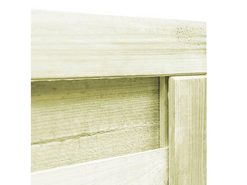 Portillon Bois de pin imprégné 100x100 Vert 3