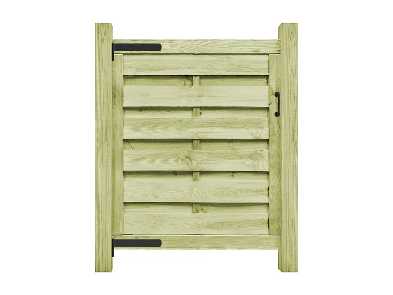 Portillon Bois de pin imprégné 100x100 Vert 3