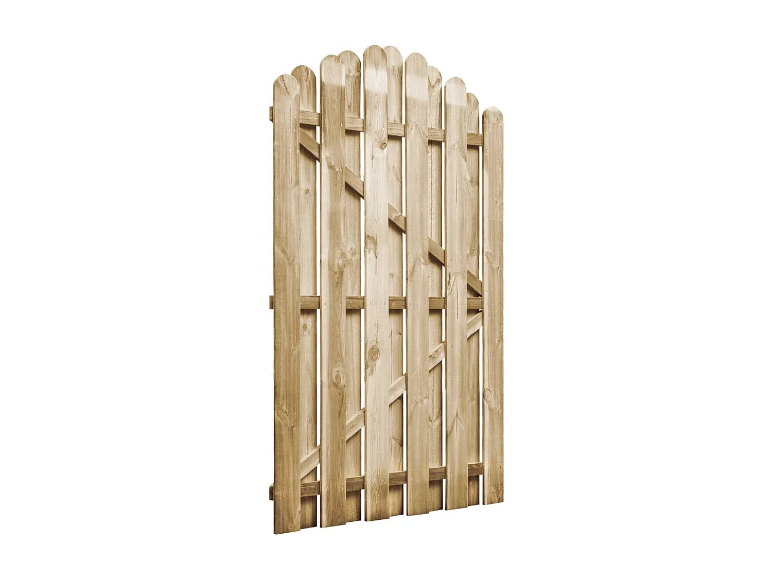 Portail de jardin Bois de pin imprégné 100x150