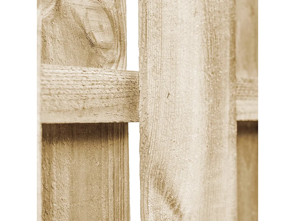 Portail de jardin Bois de pin imprégné 100x150