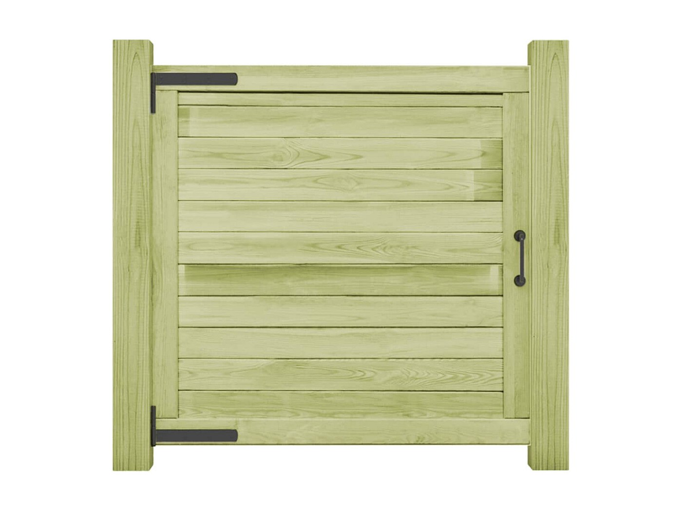 Portail de jardin Bois de pin imprégné 100x100