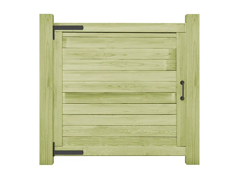 Portail de jardin Bois de pin imprégné 100x100