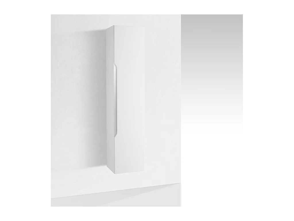Colonne de salle de bain laqué blanc mat Selb L 35cm