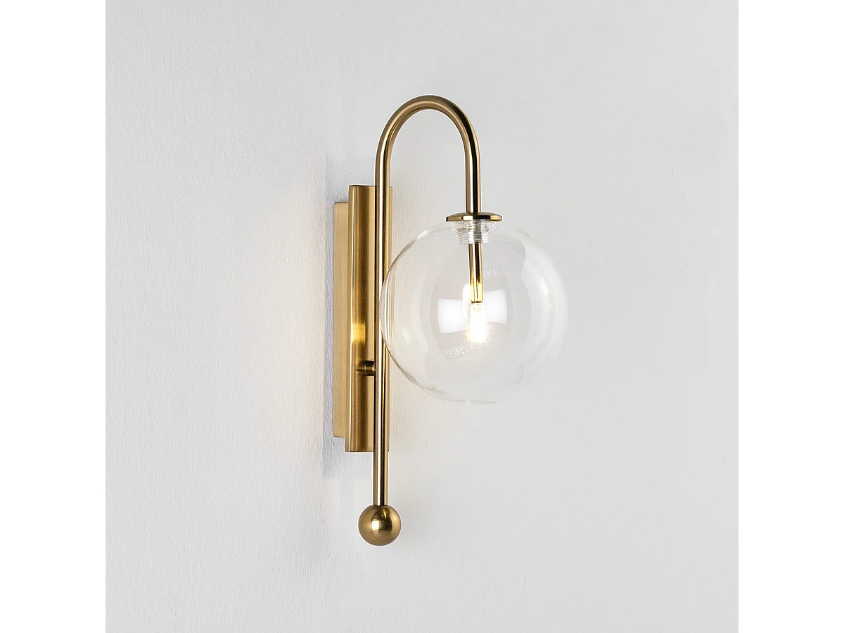 Applique murale métal doré Tyanah H 37cm