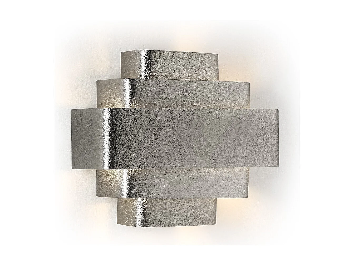 Moderne metalen wandlamp Aura H 29 cm