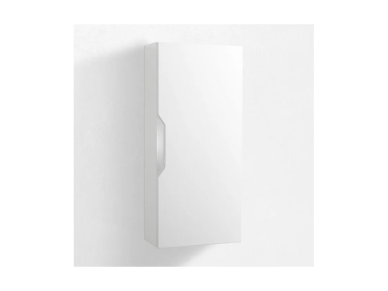 Armoire à pharmacie bois laqué blanc mat Selb L 35cm