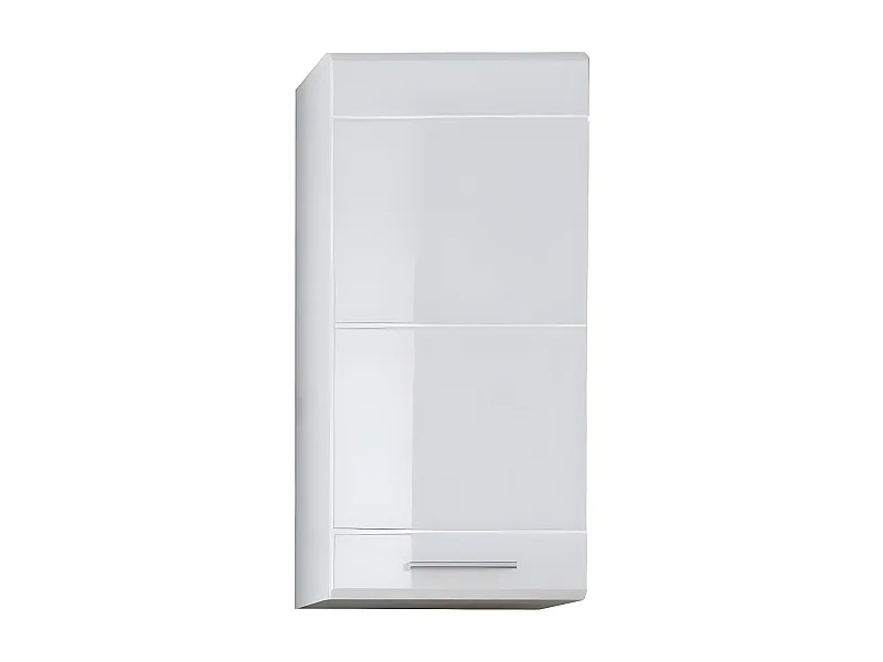 Armoire de toilette 1 porte mélaminé blanc Ivano