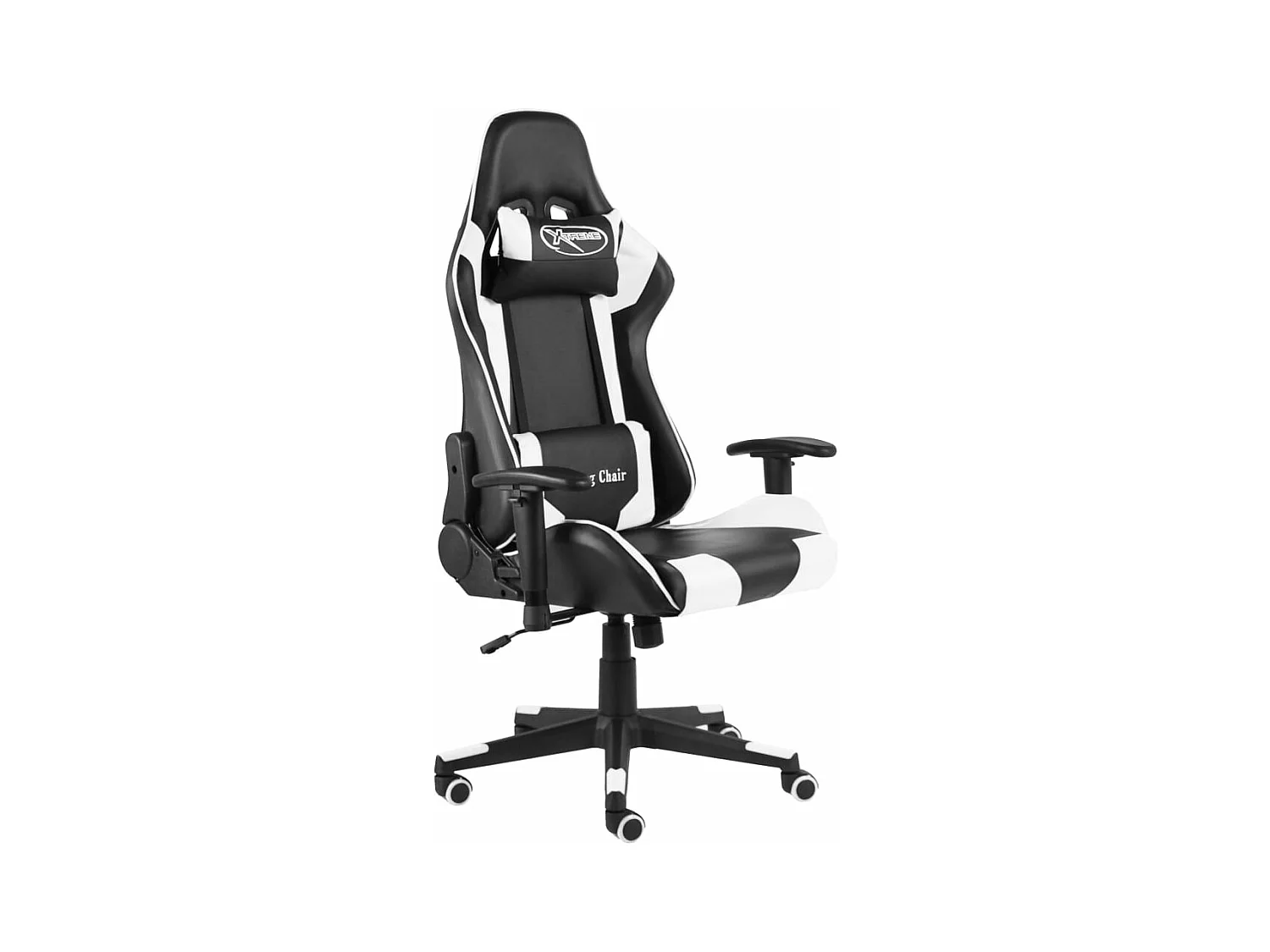 Chaise de jeu pivotante Blanc PVC 2