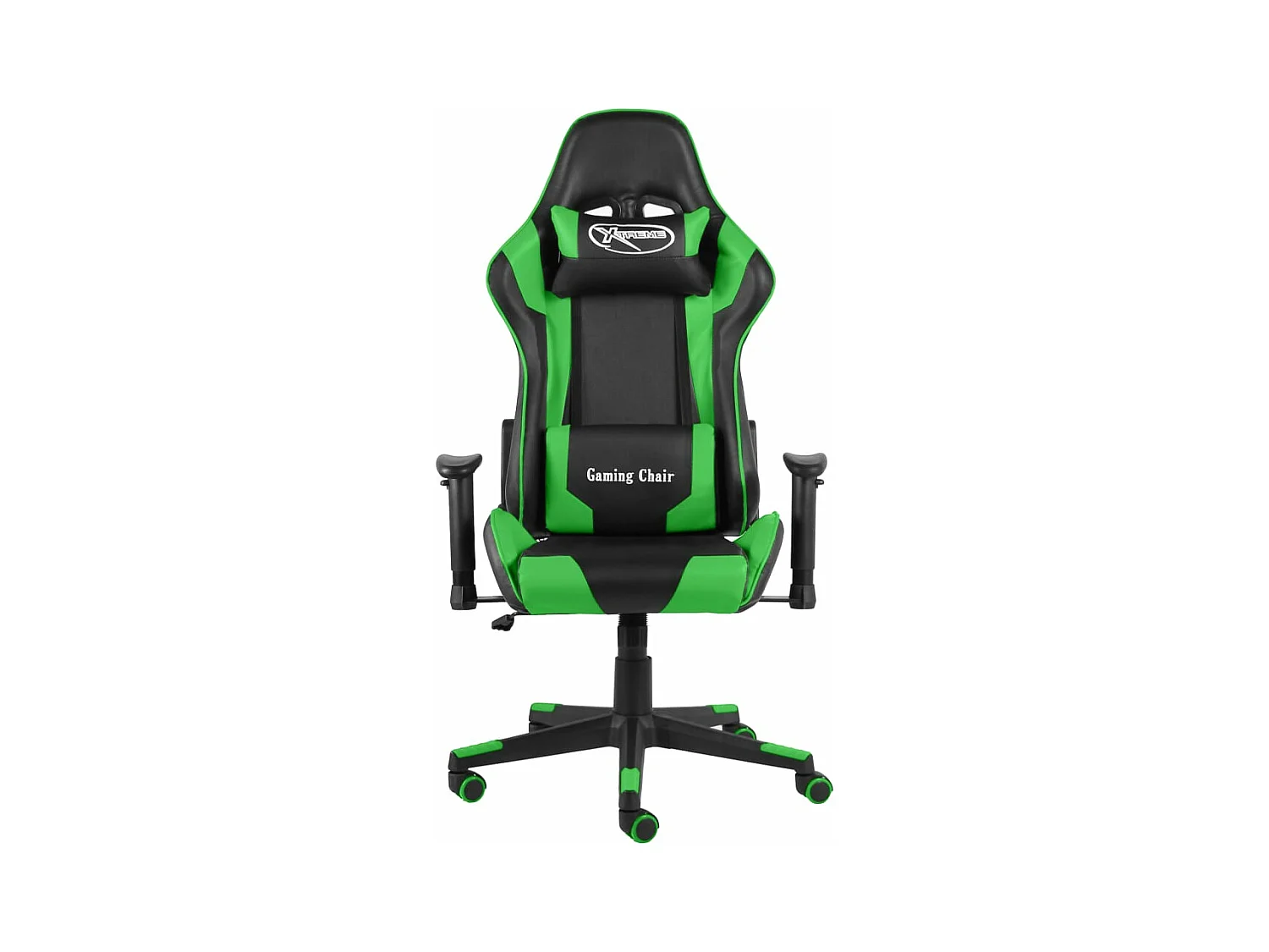 Chaise de jeu pivotante Vert PVC 2