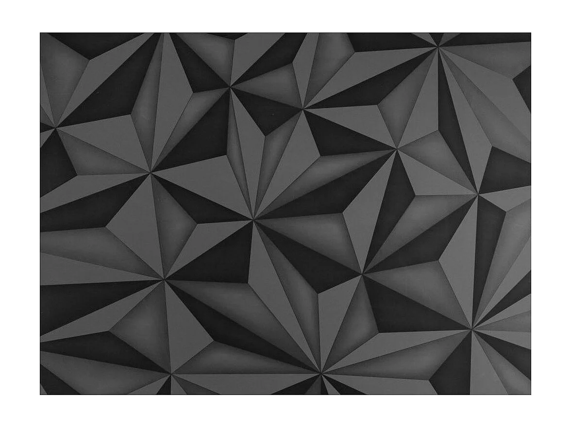 LED-vitrine 2 deuren glanzend antraciet gelakt hout Pagar L 120 cm