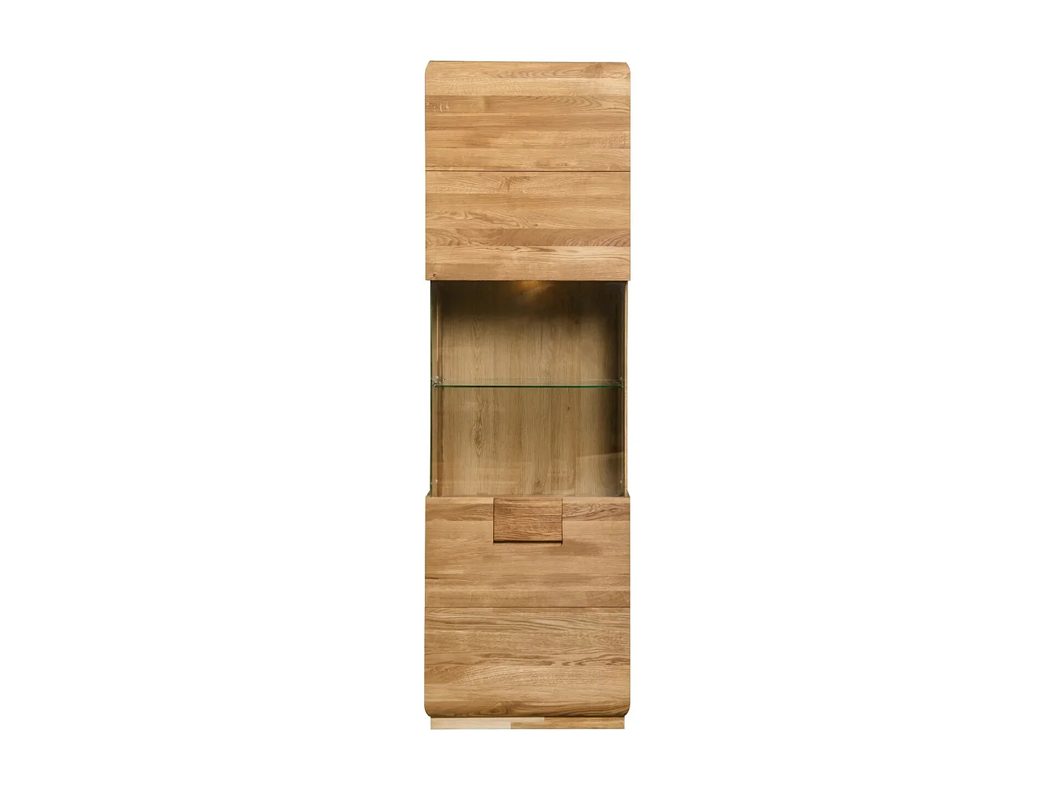 Armoire en bois massif de chêne miel Divina 60cm
