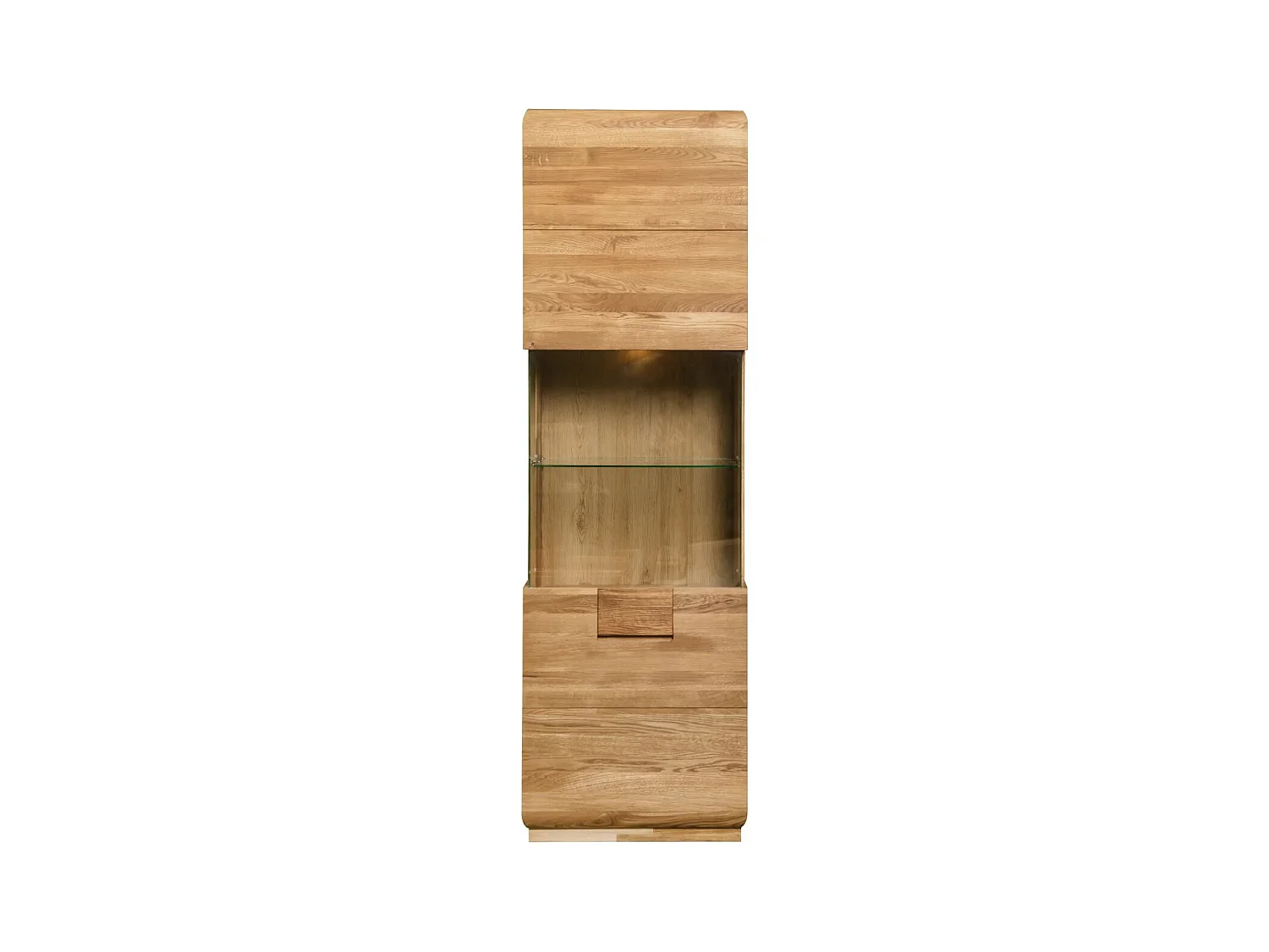 Armoire en bois massif de chêne miel Divina 60cm