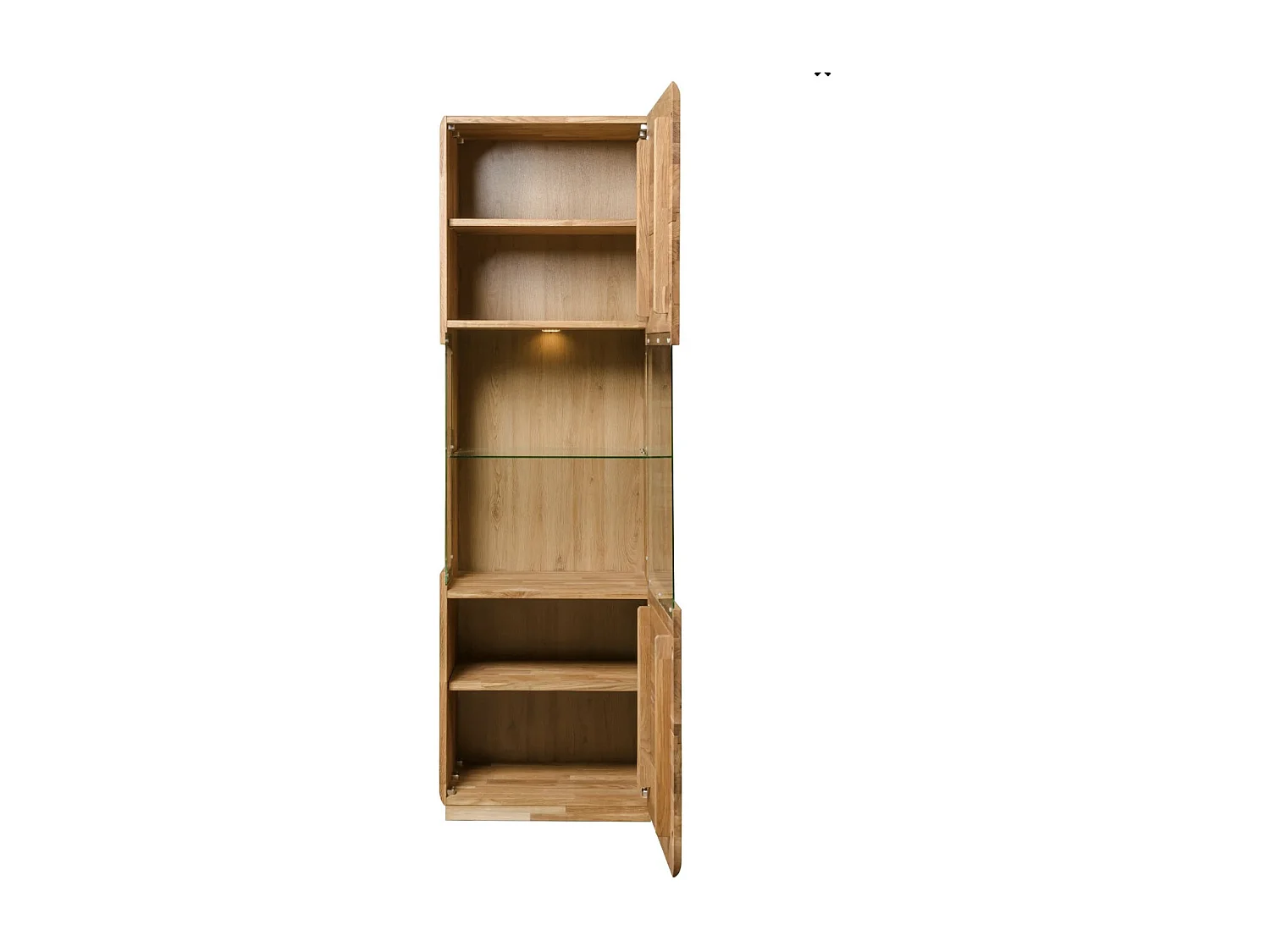 Armoire en bois massif de chêne miel Divina 60cm