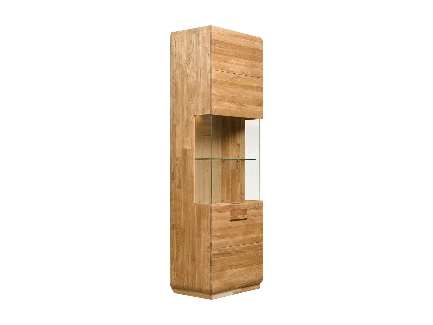 Armoire en bois massif de chêne miel Divina 60cm