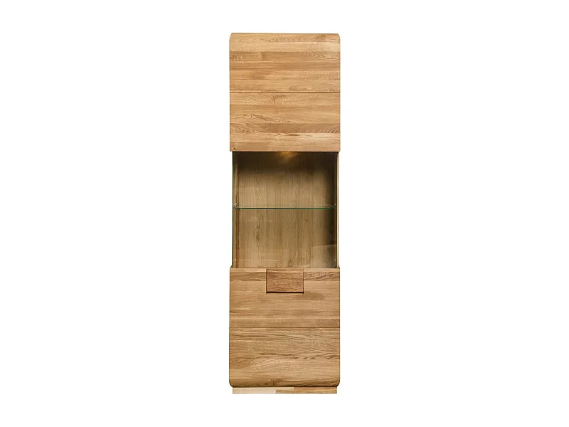 Armoire en bois massif de chêne miel Divina 60cm