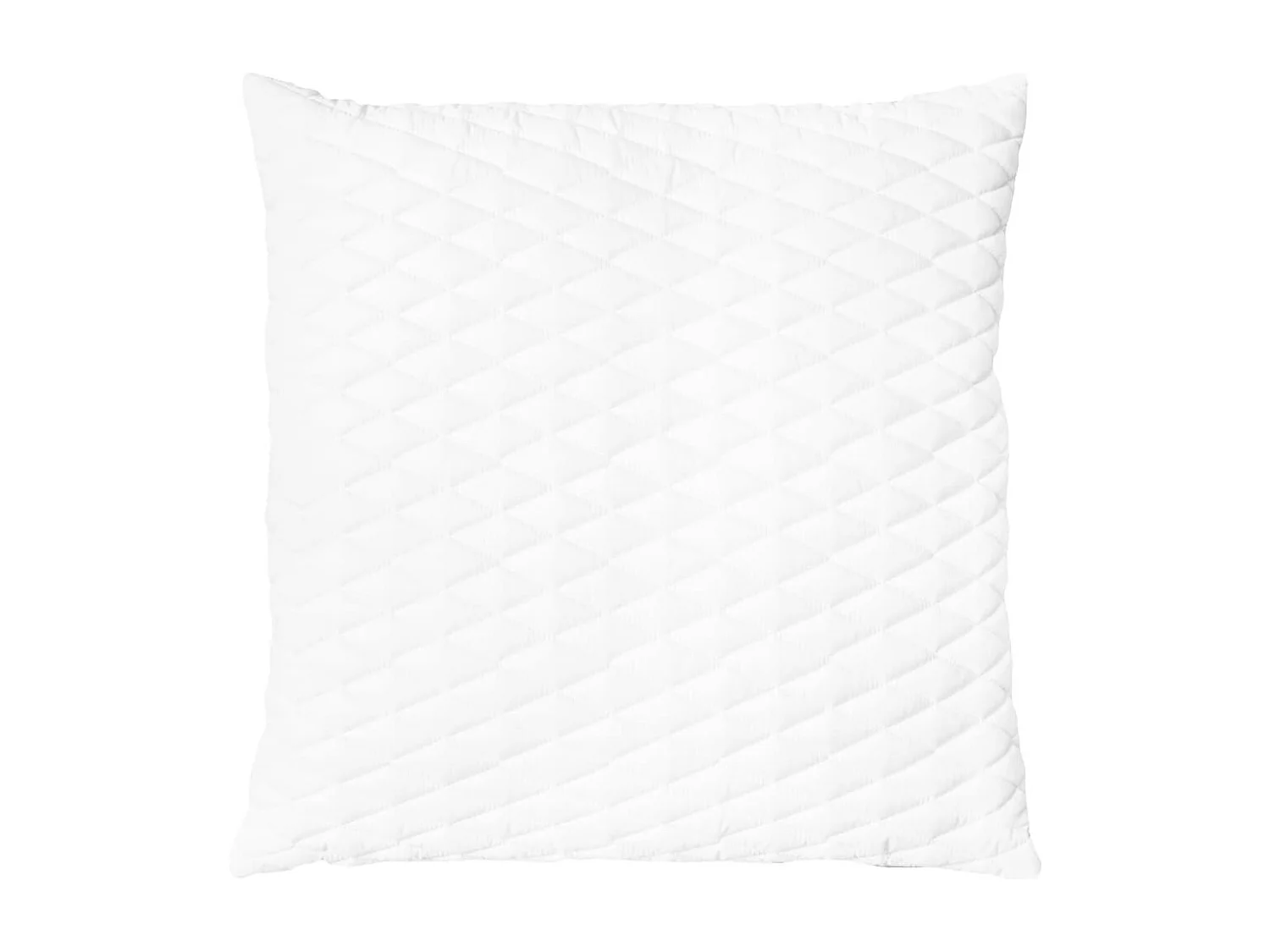 2x Oreillers 80x80x14 Mousse à mémoire de forme