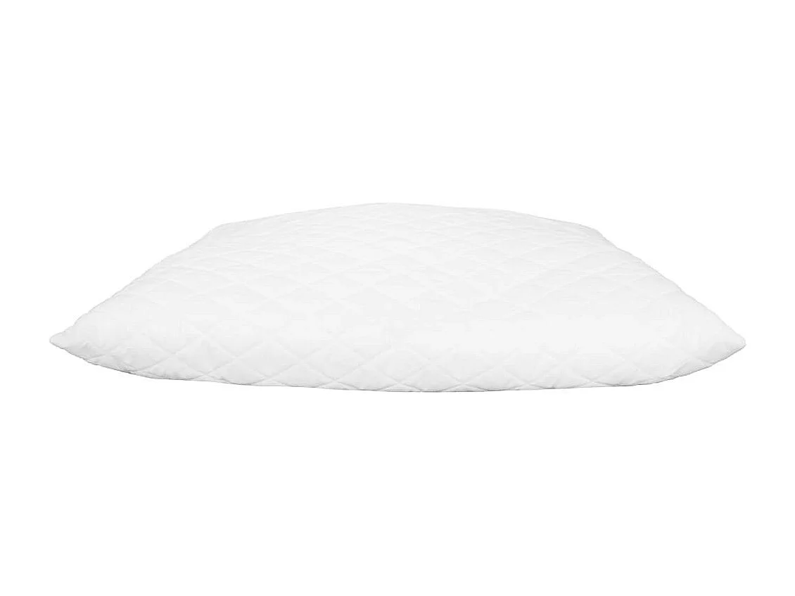 2x Oreillers 80x80x14 Mousse à mémoire de forme