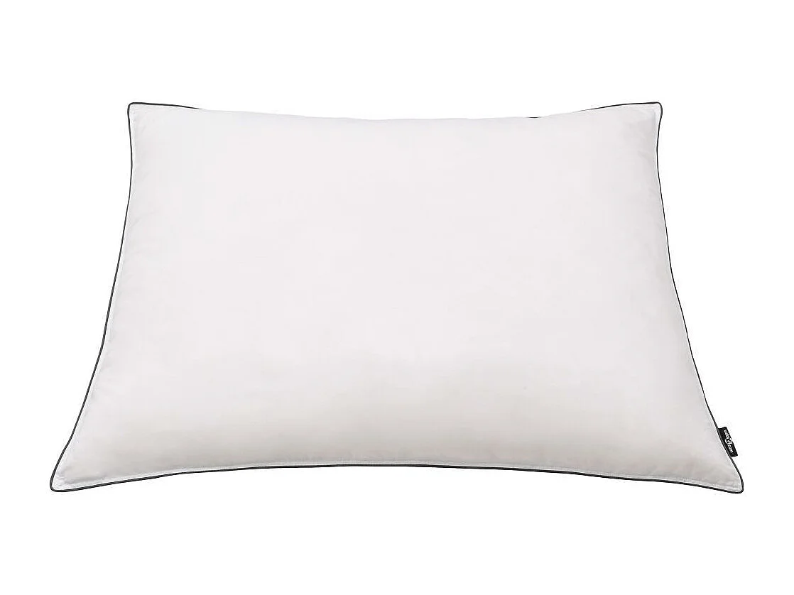 Oreiller 2 pcs Remplissage de duvet léger 70x60 Blanc