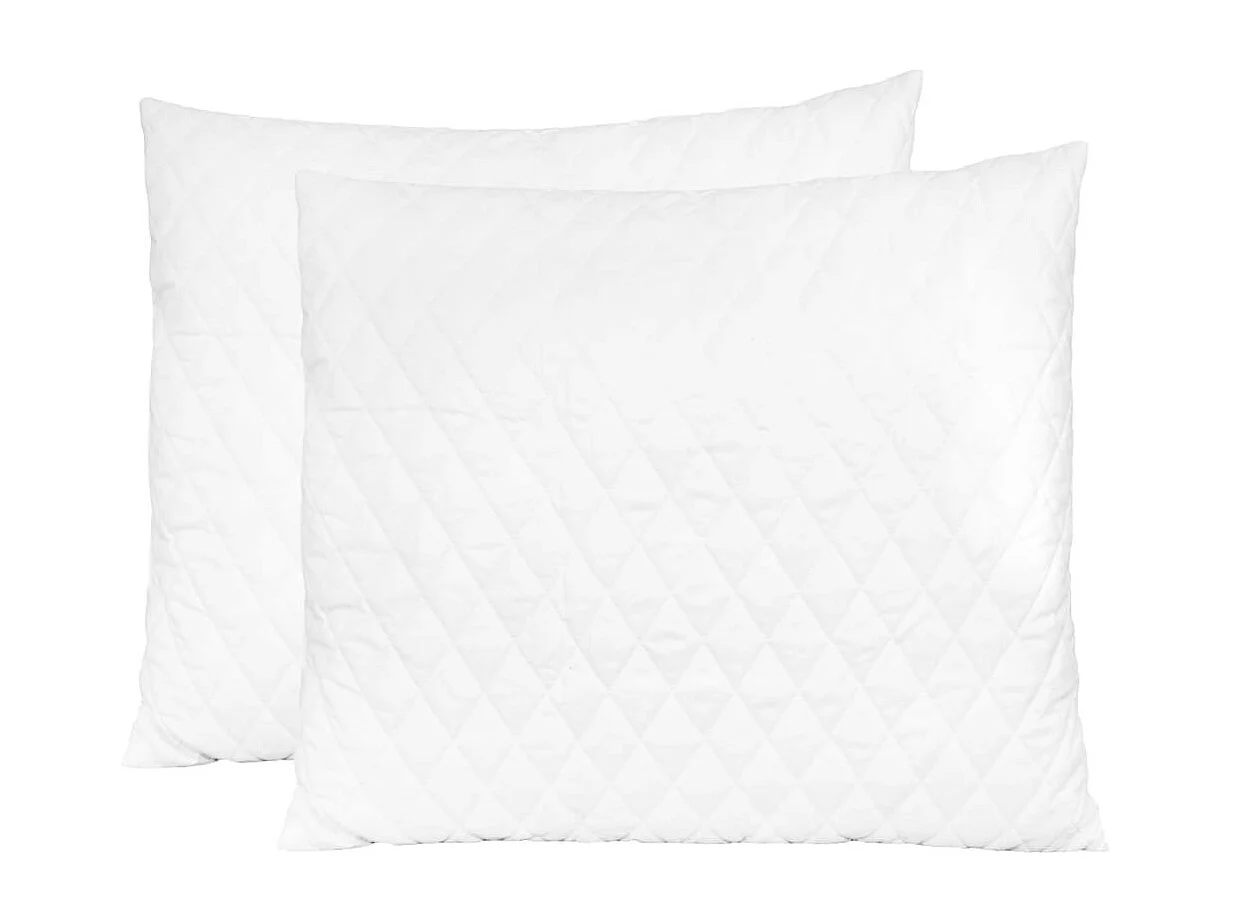 2x Oreillers 70x60x14 Mousse à mémoire de forme