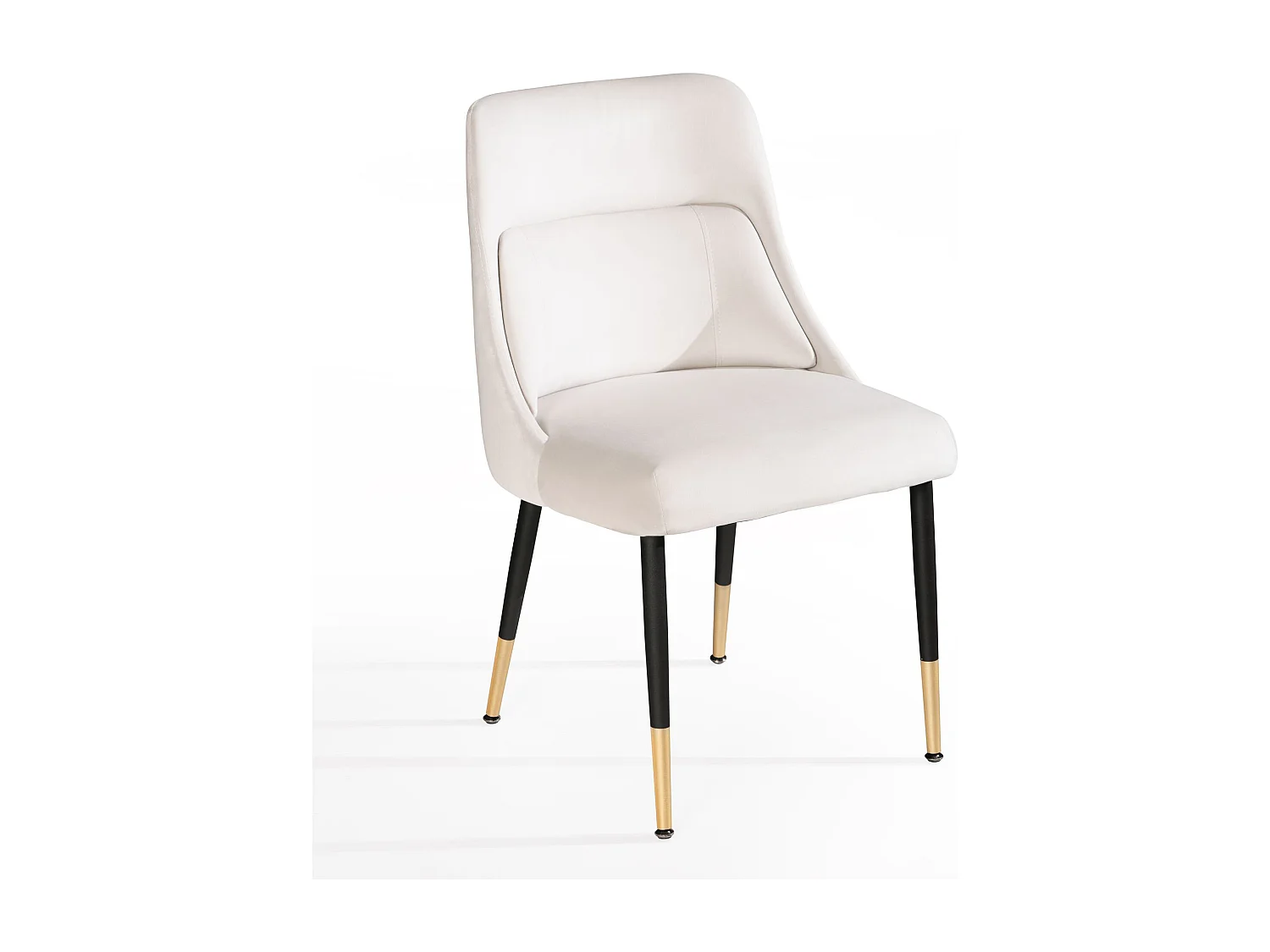 Chaise de salle à manger Velours Design Chaises de Cuisine Tissu Moderne