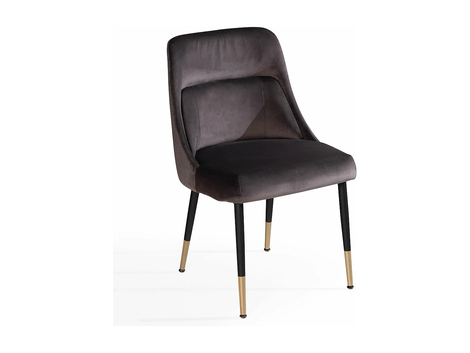 Chaise de salle à manger Velours Design Chaises de Cuisine Tissu Moderne