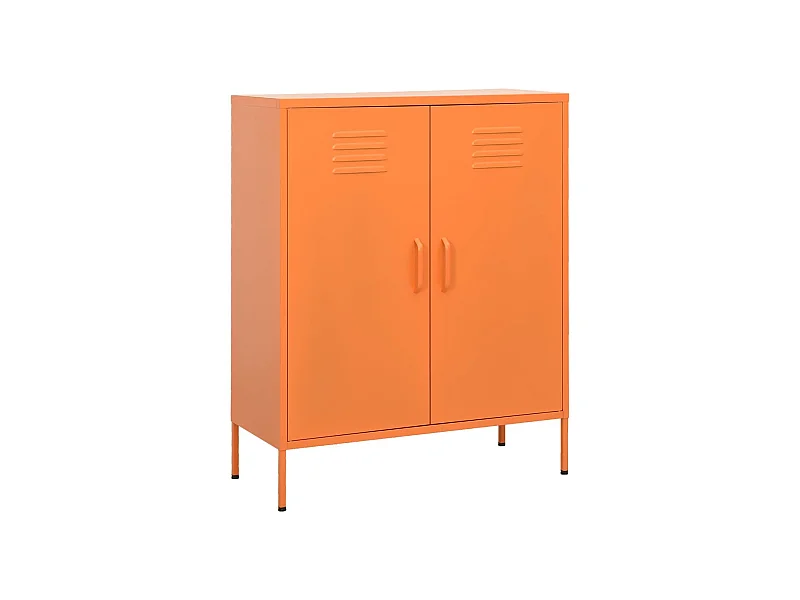 Armoire de rangement Orange 80x35x101,5 Acier