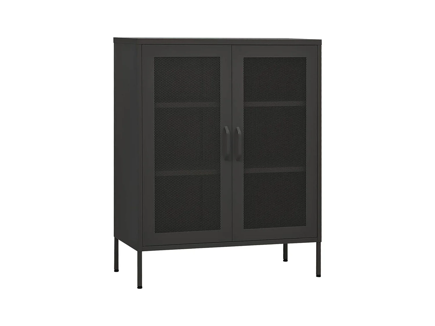 Armoire de rangement Anthracite 80x35x101,5 Acier 4