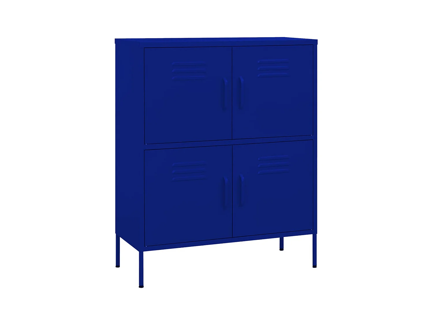 Armoire de rangement Bleu marine 80x35x101,5 Acier