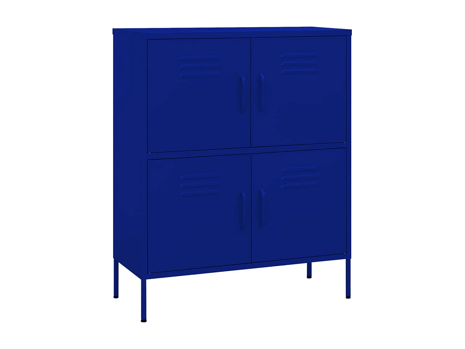 Armoire de rangement Bleu marine 80x35x101,5 Acier